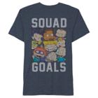 Hybrid Apparel Men's Nickelodeon Rugrats Squad Goals T-shirt - Blue
