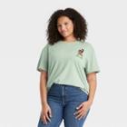 Women's Disney Princess Plus Size Tiana Short Sleeve Graphic T-shirt - Green