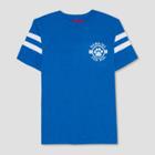 Men's Stranger Things Run For Your Life Short Sleeve T-shirt - Polar Blue