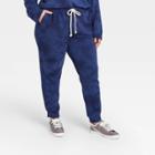 Women's Plus Size Tie-dye Mid-rise Jogger Pants - Universal Thread Dark Blue