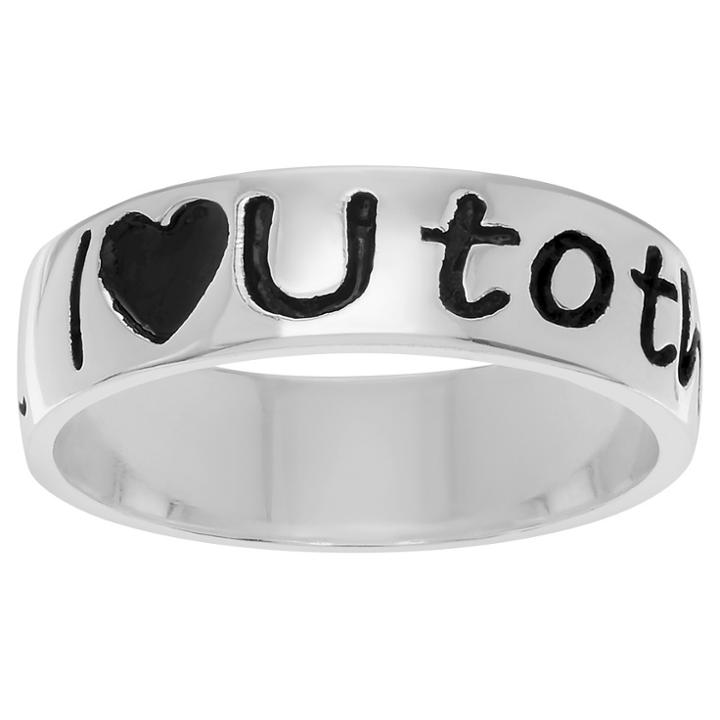 Women's Journee Collection To The Moon And Back Ring In Sterling Silver -