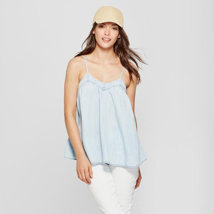 Women's Denim Cami - Universal Thread Light Wash
