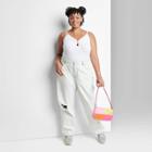 Women's Plus Size High-rise Straight Dad Jeans - Wild Fable Light Wash 14w,