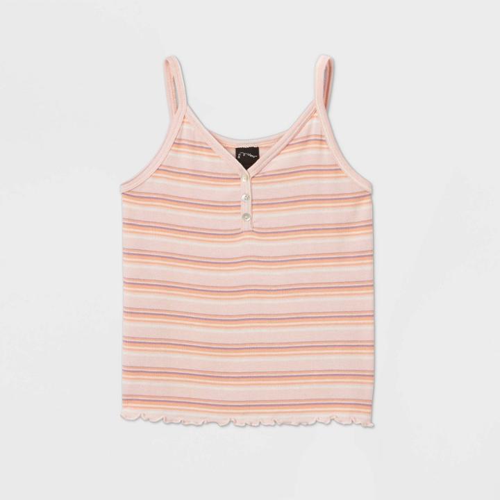 Girls' Knit Sweater Tank Top - Art Class Pink