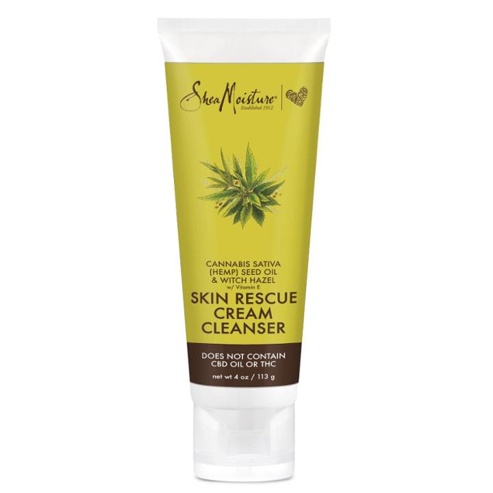Sheamoisture Cannabis & Witch Hazel Skin Rescue Cream Cleanser - 4oz, Adult Unisex