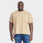 Men's Standard Fit Short Sleeve T-shirt - Goodfellow & Co Tan