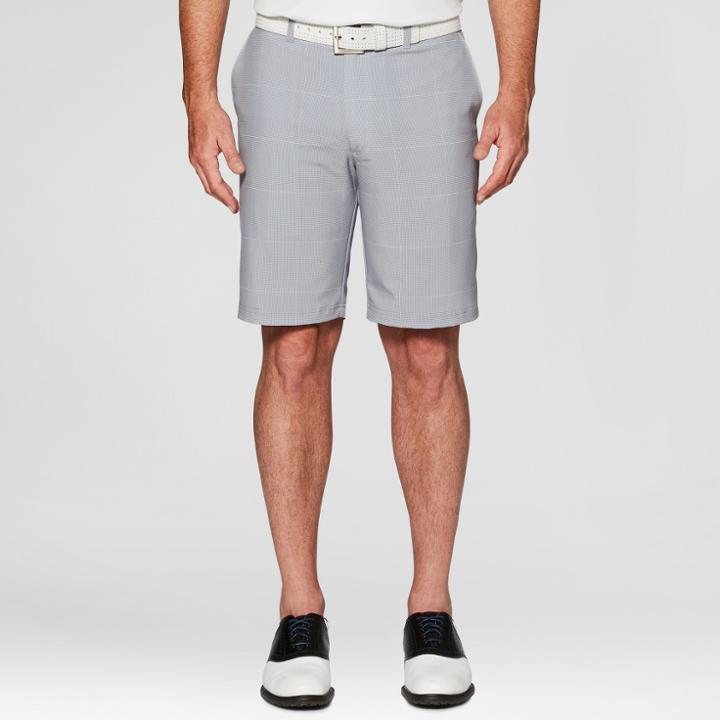 C9 Champion Jack Nicklaus Men's Plaid Golf Shorts - Sleet