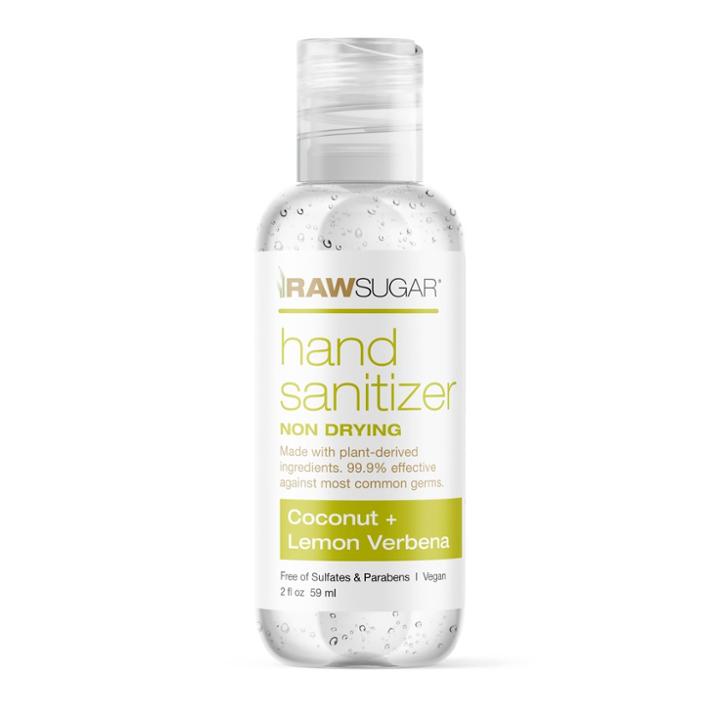 Raw Sugar Mini Hand Sanitizer Coconut + Lemon Verbena - Trial