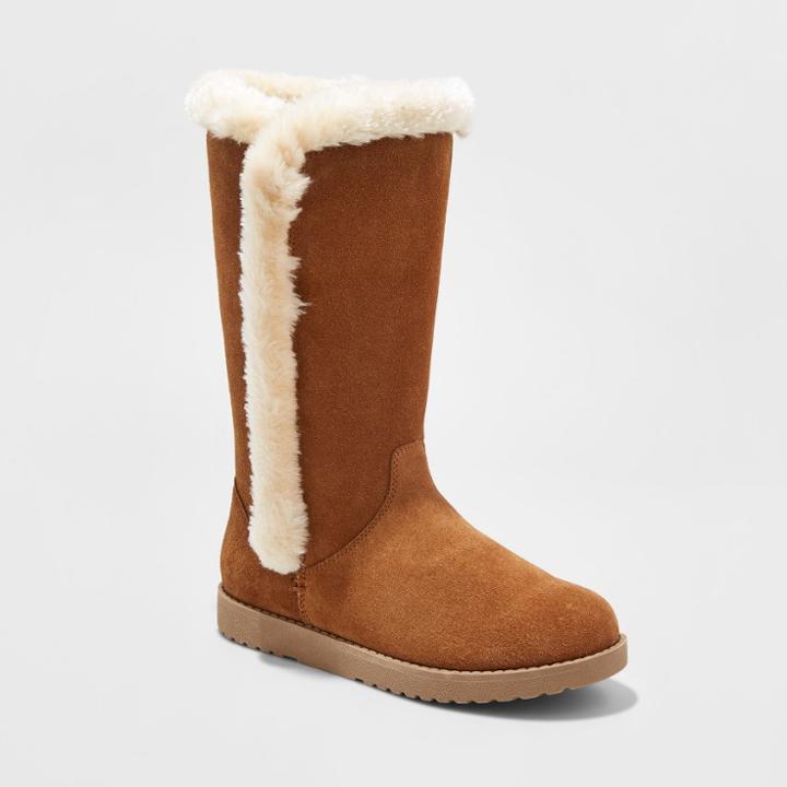 Women's Daniela Fashion Boots - Mossimo Supply Co. Chestnut (brown)