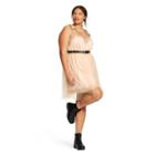 Women's Plus Size Sleeveless Slip Mini Dress - Rodarte For Target Peach 2x, Women's, Size: