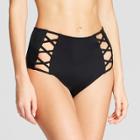 Women's Sun Coast Cheeky High Waist Bikini Bottom - Shade & Shore Black