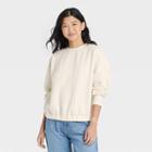 Women's Quilted Sweatshirt - A New Day Cream