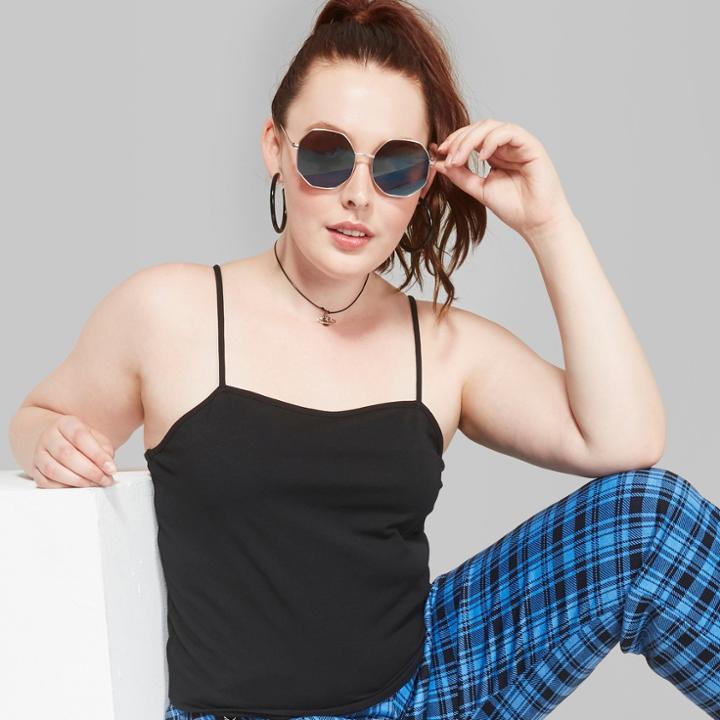 Women's Plus Size Cami - Wild Fable Black