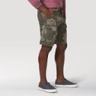 Wrangler Men's Big & Tall 10 Camouflage Relaxed Fit Cargo Shorts - Green