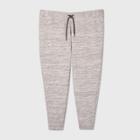 Men's Elevated Fleece Jogger Pants - All In Motion Cream Heather