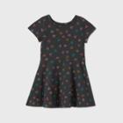 Toddler Girls' Short Sleeve Knit Dress - Cat & Jack Gray