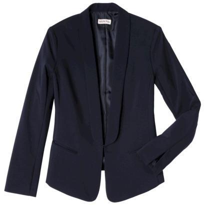 Merona Petites Fitted Collar Jacket -blue