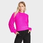 Women's Mock Turtleneck Pullover Sweater - Who What Wear Pink