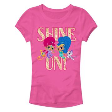 Girls' Shimmer And Shine T-shirt - Pink