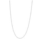Tiara Sterling Silver 16 - 22 Adjustable Beaded Chain, White