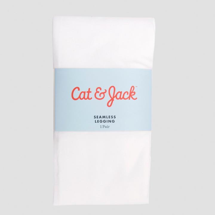 Girls' Seamless Leggings - Cat & Jack White