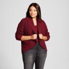 Women's Plus Size Chenille Cocoon - Ava & Viv Berry