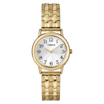 Women's Carriage By Timex Expansion Band Watch - Gold C3c745tg, Brown