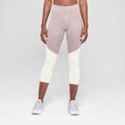 Women's Studio High-waisted Capri Leggings - C9 Champion Purple Thistle Heather L, Pulrple Thistle Heather