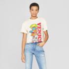 Women's Garfield Short Sleeve T-shirt - (juniors') Cream