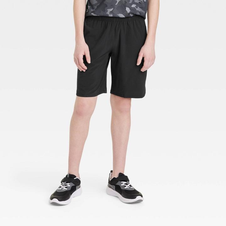 Boys' Woven Shorts - All In Motion Onyx Black