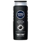 Nivea Men's Deep Active Clean Charcoal Body Wash With Natural Charcoal
