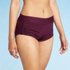 Women's Shortie Swim Shorts - Kona Sol Royal Burgundy