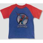 Toddler Boys' Marvel Spider-man Short Sleeve T-shirt - Blue
