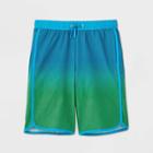 Boys' Quick Dry Board Shorts - All In Motion Turquoise
