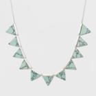 Triangle Stone Semi Precious Turquoise Necklace - Universal Thread