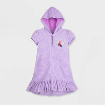 Girls' Disney Frozen 2 Swim Cover Up - Purple 3 - Disney