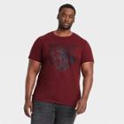 Men's Tall Classic Fit Short Sleeve Printed T-shirt - Goodfellow & Co Red