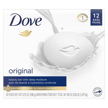 Dove Beauty Dove White Moisturizing Beauty Bar Soap - 12pk