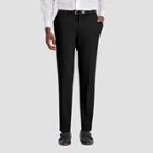 Haggar H26 Men's Straight Fit No Iron Stretch Trousers - Black