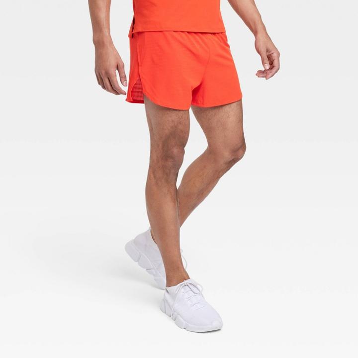 All In Motion Men's Lined Run Shorts 3 - All In