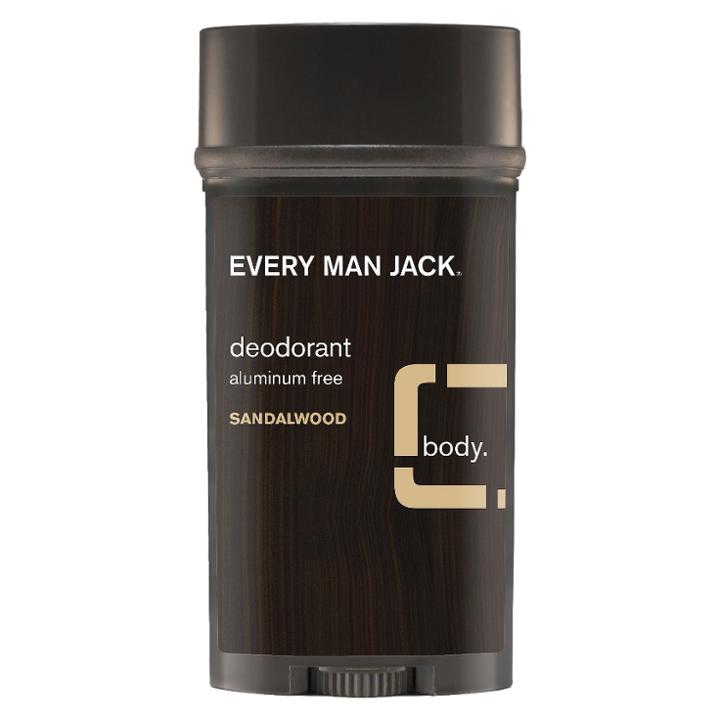 Every Man Jack Sandalwood Deodorant, Brown