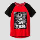 Boys' Hero Cape Graphic Short Sleeve T-shirt - Cat & Jack Red