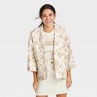 Women's Quilted Short Duster - Universal Thread Cream One Size, Ivory