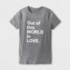 Shinsung Tongsang Women's Short Sleeve Out Of This World Graphic T-shirt - Gray