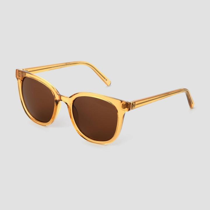 Women's Crystal Square Sunglasses - Universal Thread Yellow