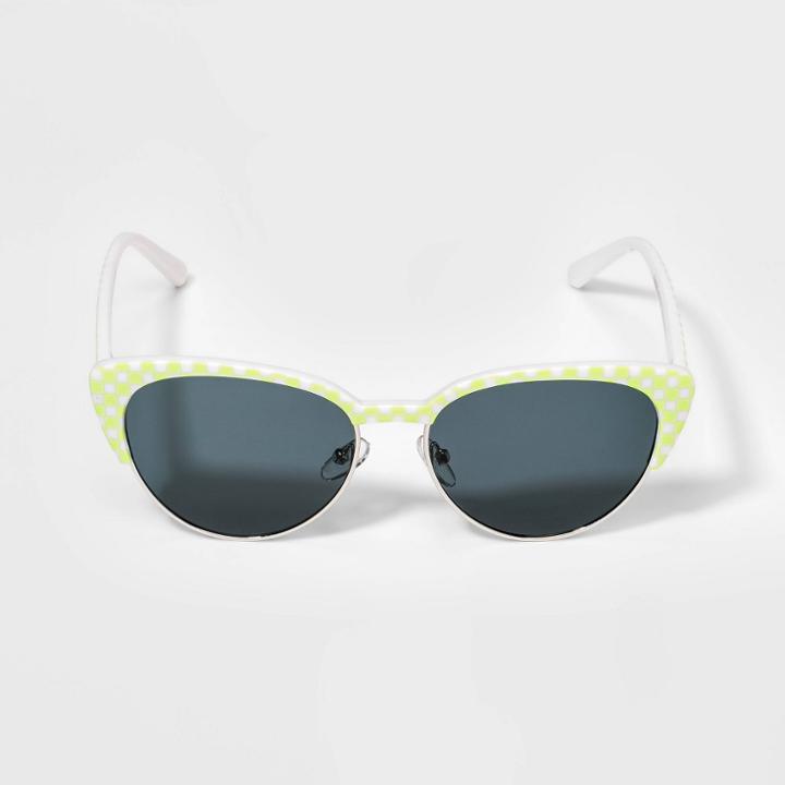 Kids' Cat Eye Sunglasses - Art Class Checkered