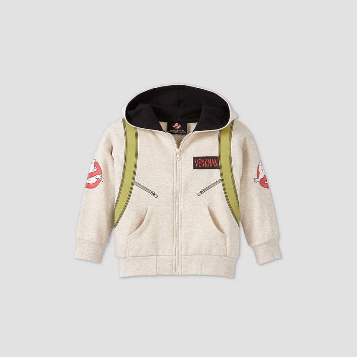 Sony Pictures Toddler Boys' Ghostbusters Cosplay Sweatshirt - Beige