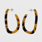 Half Hoop Earrings - A New Day Tortoise