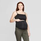 Maternity Crossover Panel Skinny Pants - Isabel Maternity By Ingrid & Isabel Dark Green 10, Infant Girl's