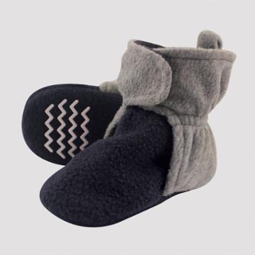 Hudson Baby Baby Girls' Fleece Lined Scooties - Navy/gray